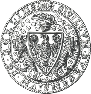 Sceau des citoyens de Berlin, 1280 Sceau des citoyens de Berlin, 1280